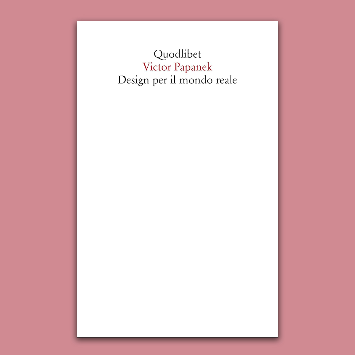 Design per il mondo reale