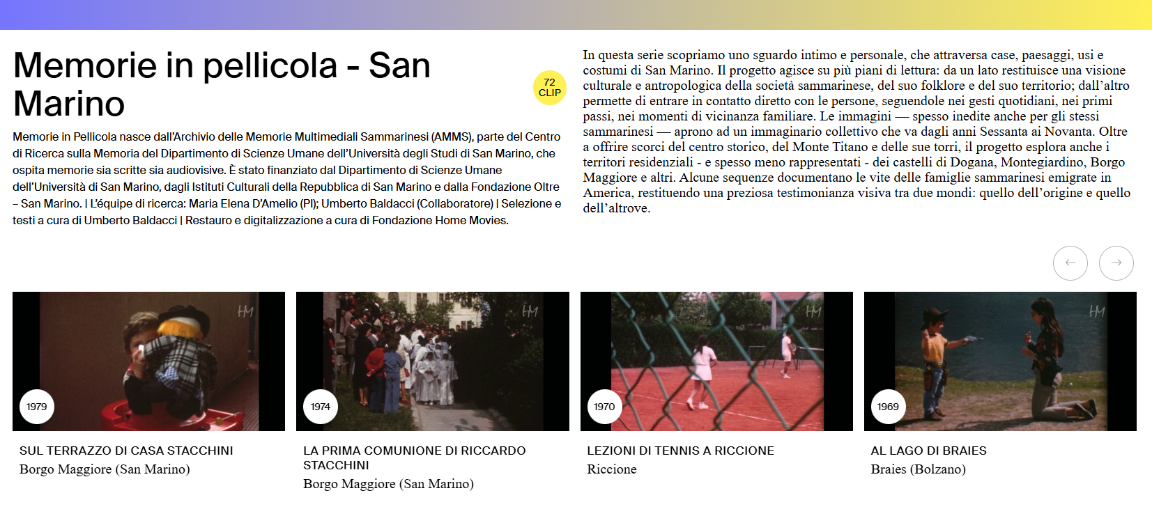 Memorie in pellicola